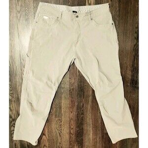 Kuhl Men's Vintage Patina Dye Khaki Pants 38/32 Tan/Beige Straight Leg